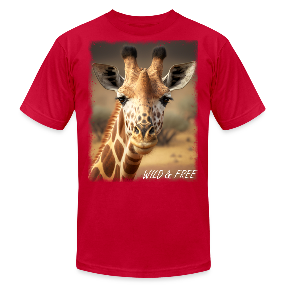 Giraffe - Wild & Free - red