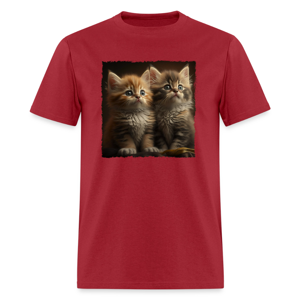 Kittens IV - Pure Cuteness - dark red