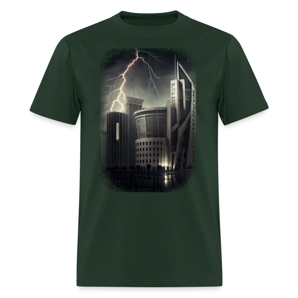 Lightning City II - forest green