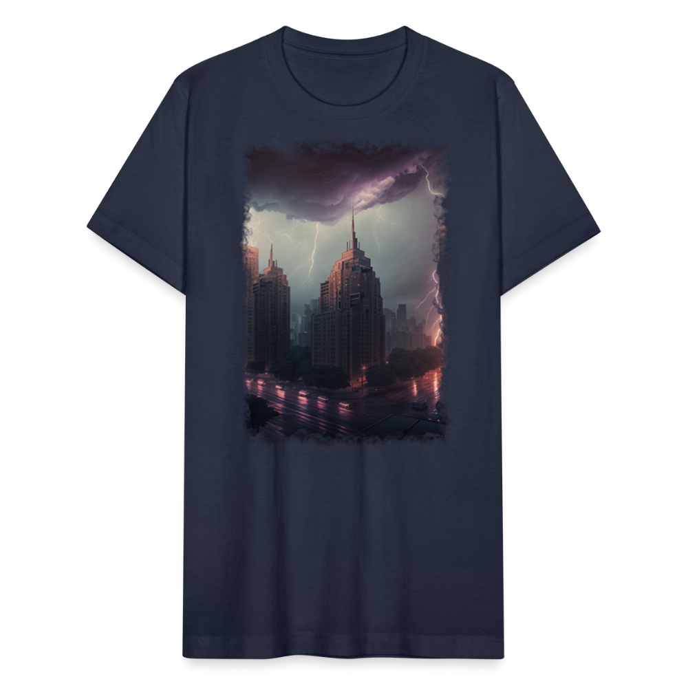 Lightning City III - navy