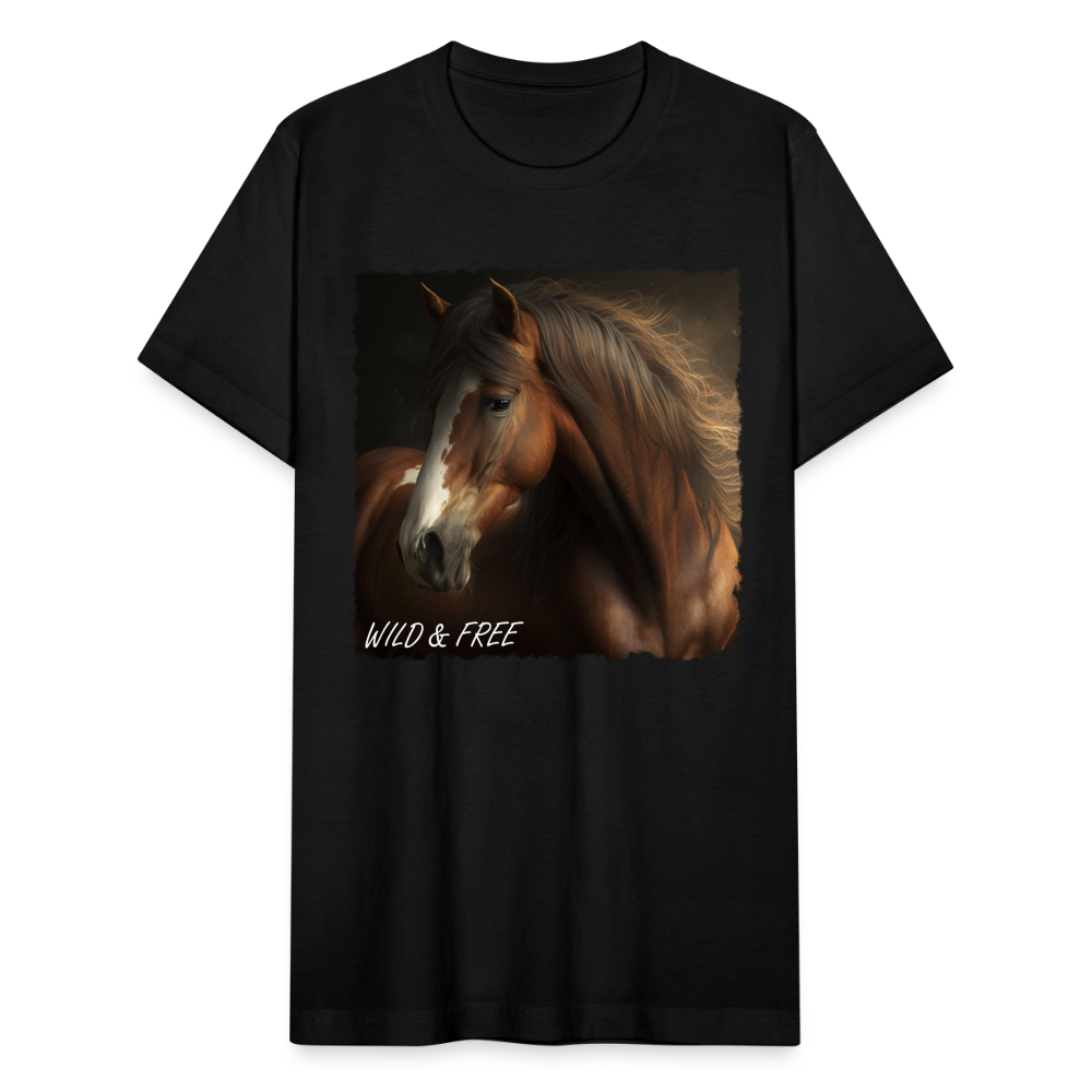 Brown Horse II - Wild & Free - black