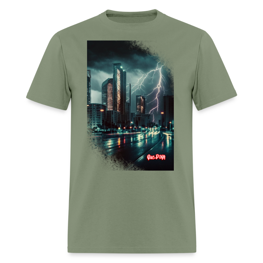 Lightning City - military green