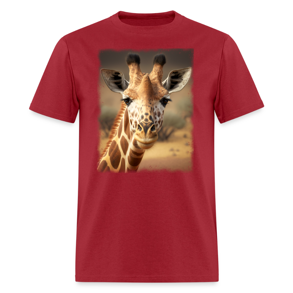 Giraffe - Wild & Free - dark red