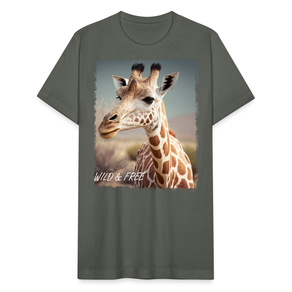 Giraffe - Wild & Free - asphalt