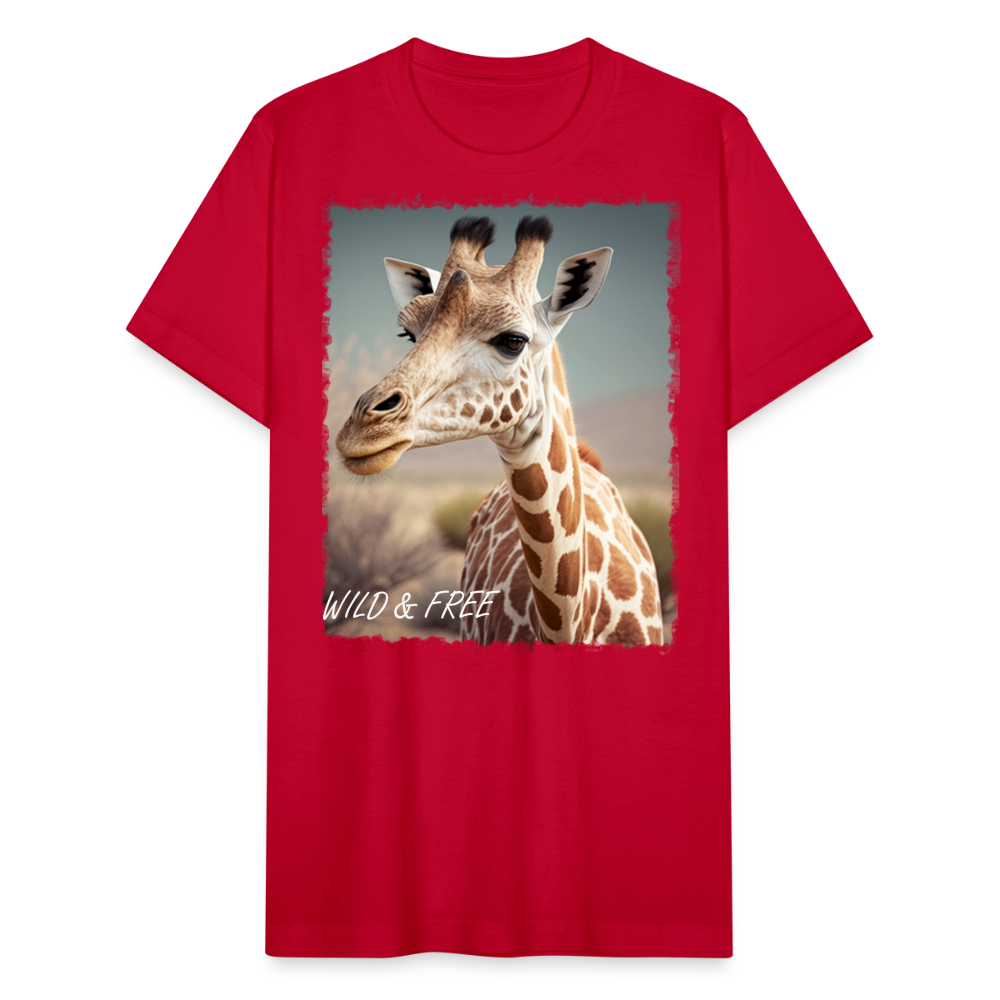 Giraffe - Wild & Free - red