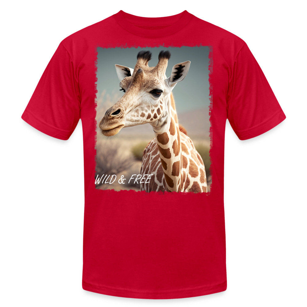 Giraffe - Wild & Free - red