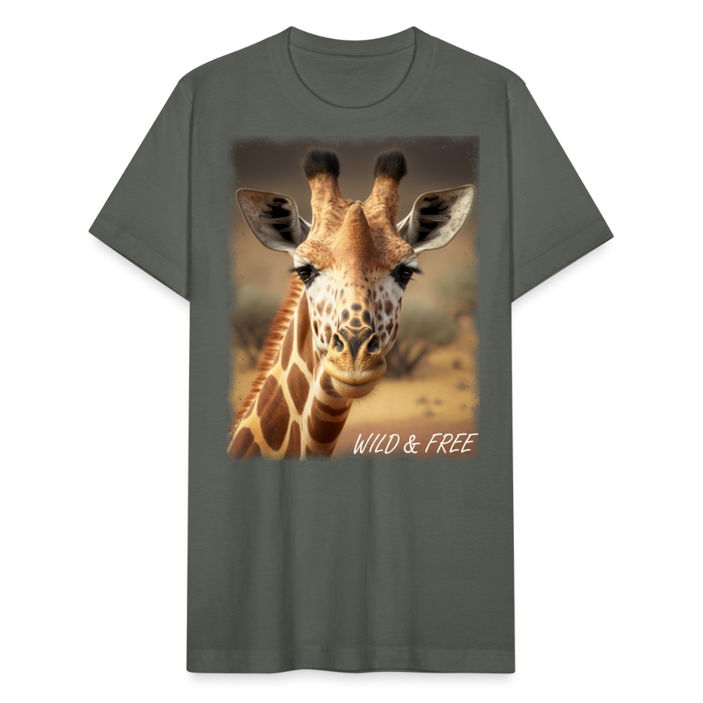 Giraffe - Wild & Free - asphalt