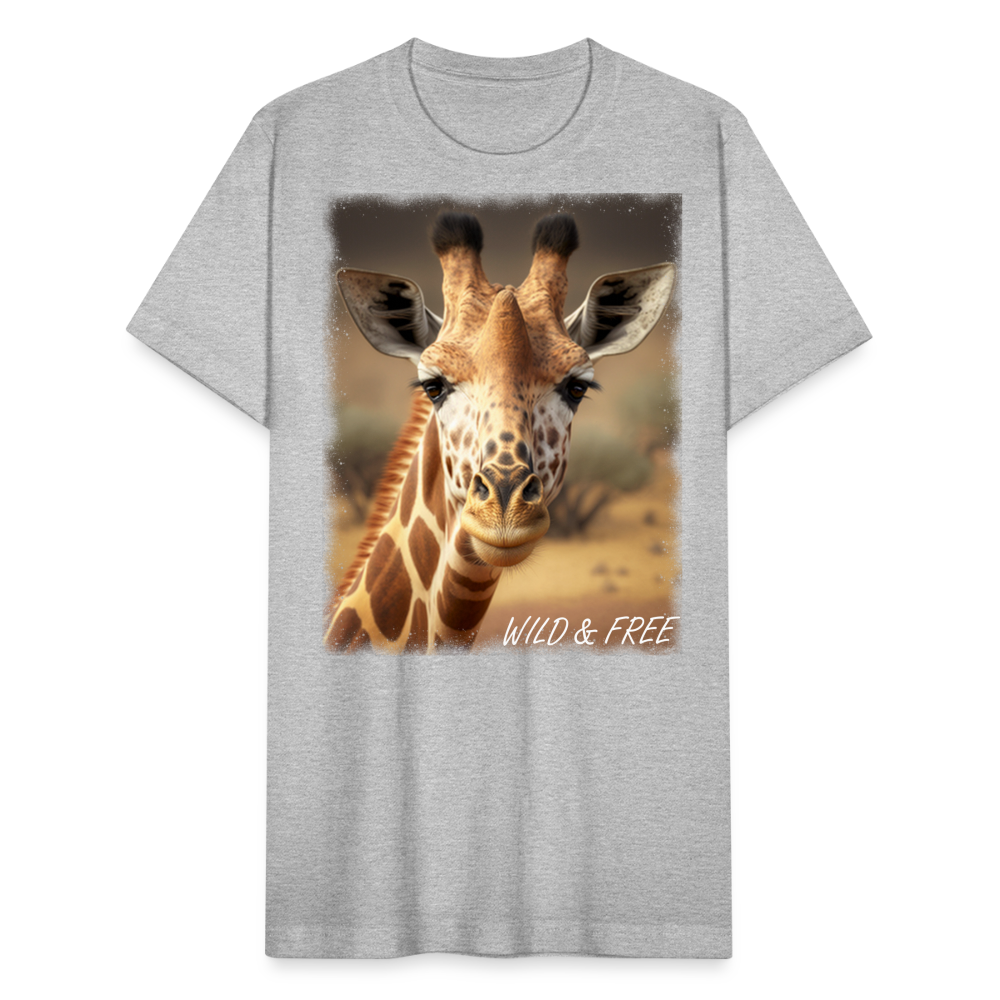 Giraffe - Wild & Free - heather gray