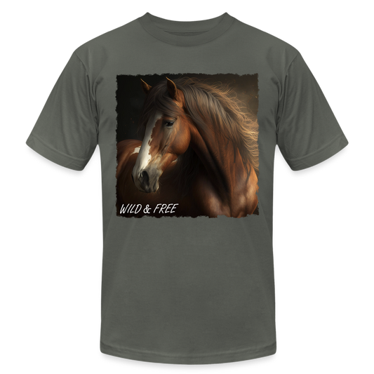 Brown Horse II - Wild & Free - asphalt