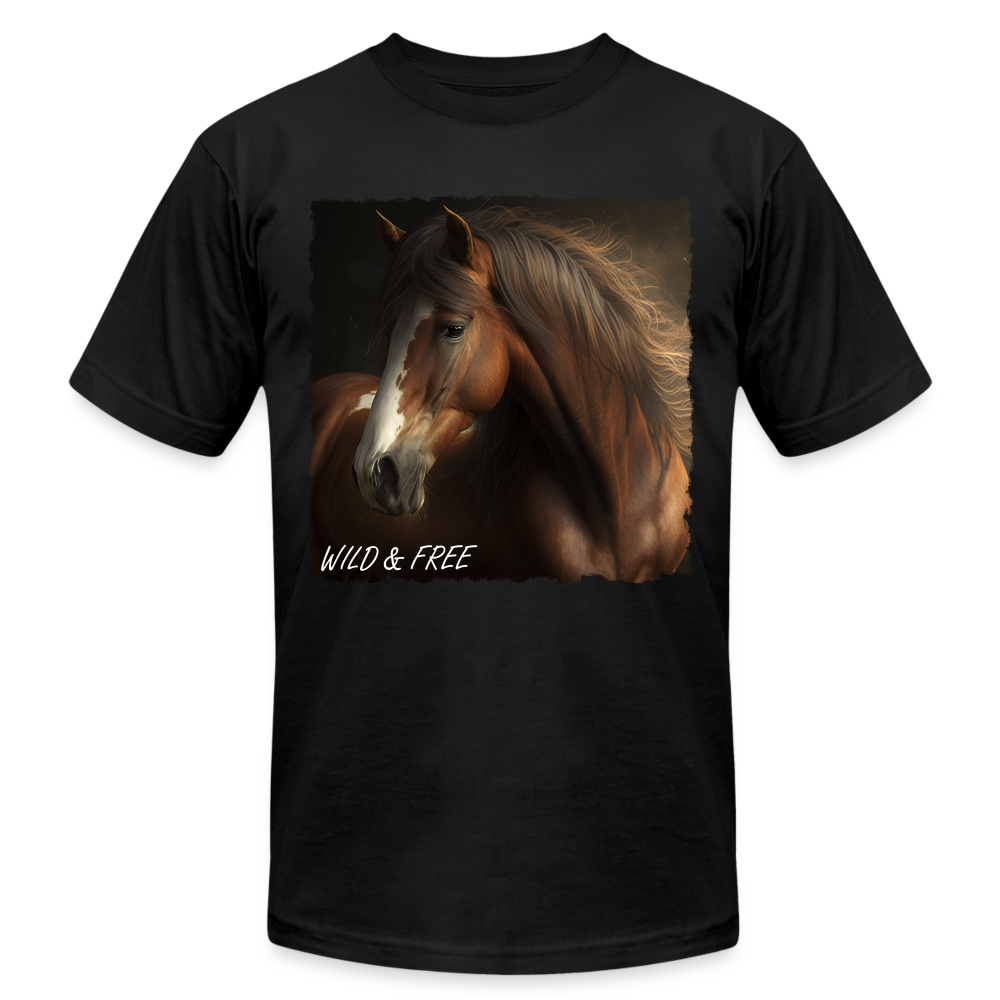 Brown Horse II - Wild & Free - black