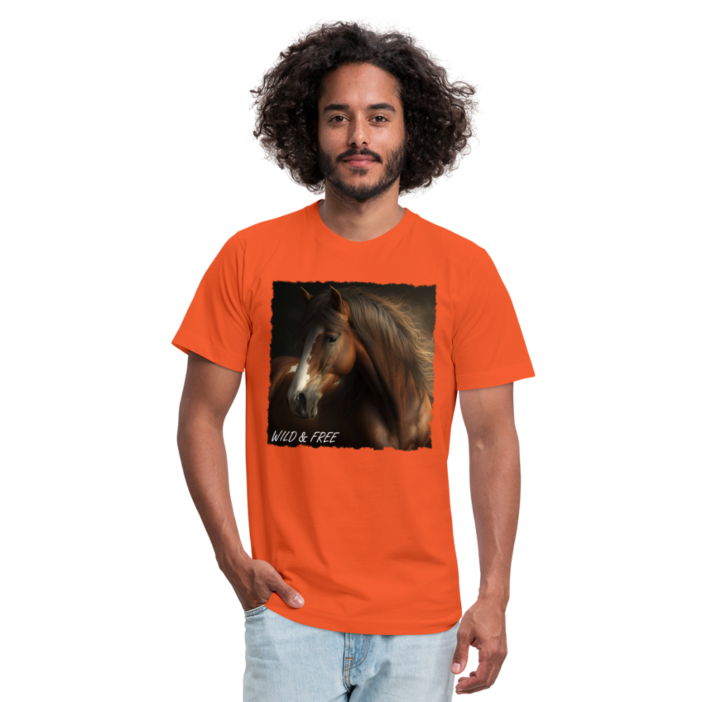 Brown Horse II - Wild & Free - orange