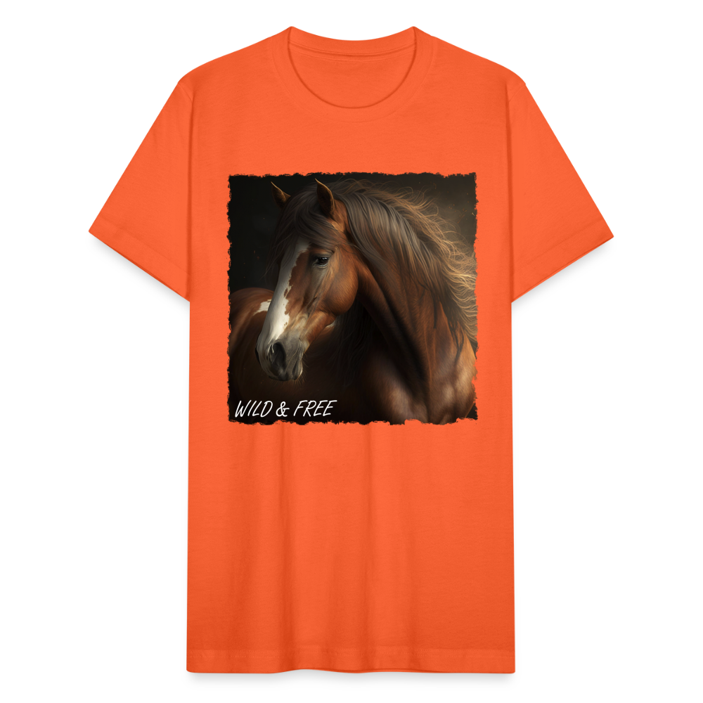 Brown Horse II - Wild & Free - orange