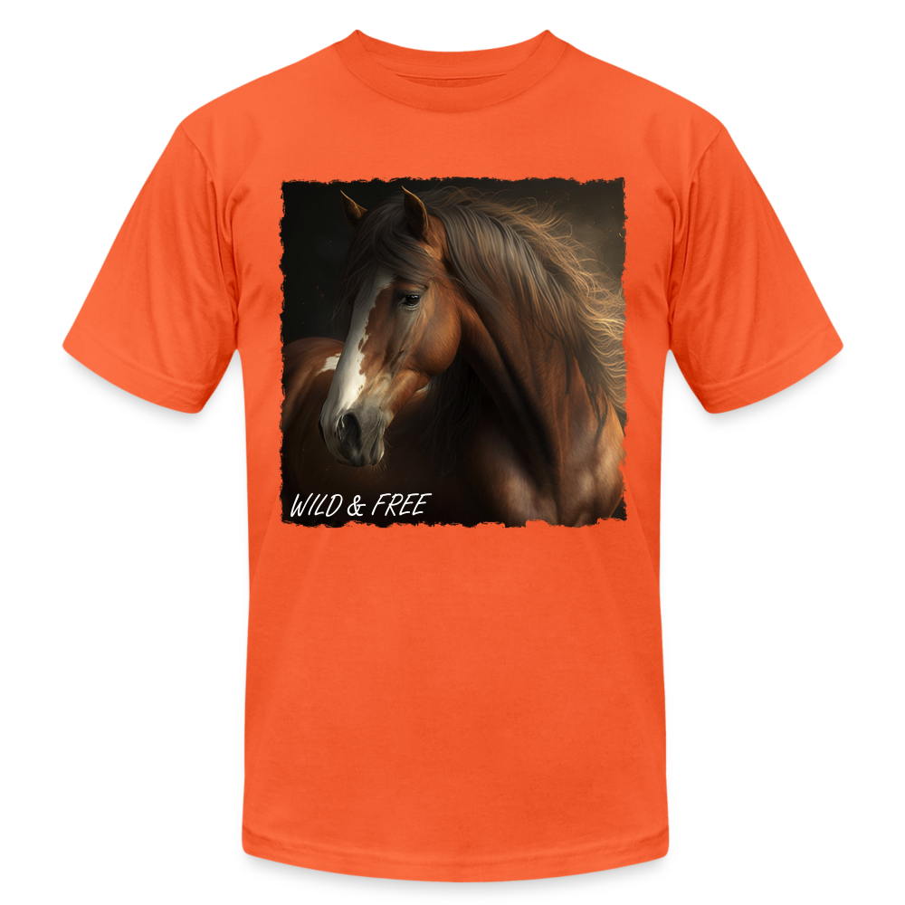 Brown Horse II - Wild & Free - orange