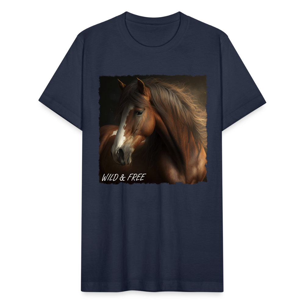 Brown Horse II - Wild & Free - navy