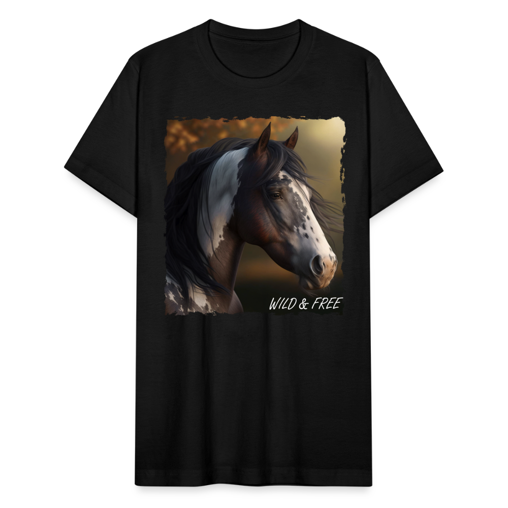 Horse III - Wild & Free - black