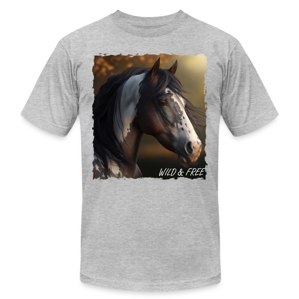 Horse III - Wild & Free - heather gray