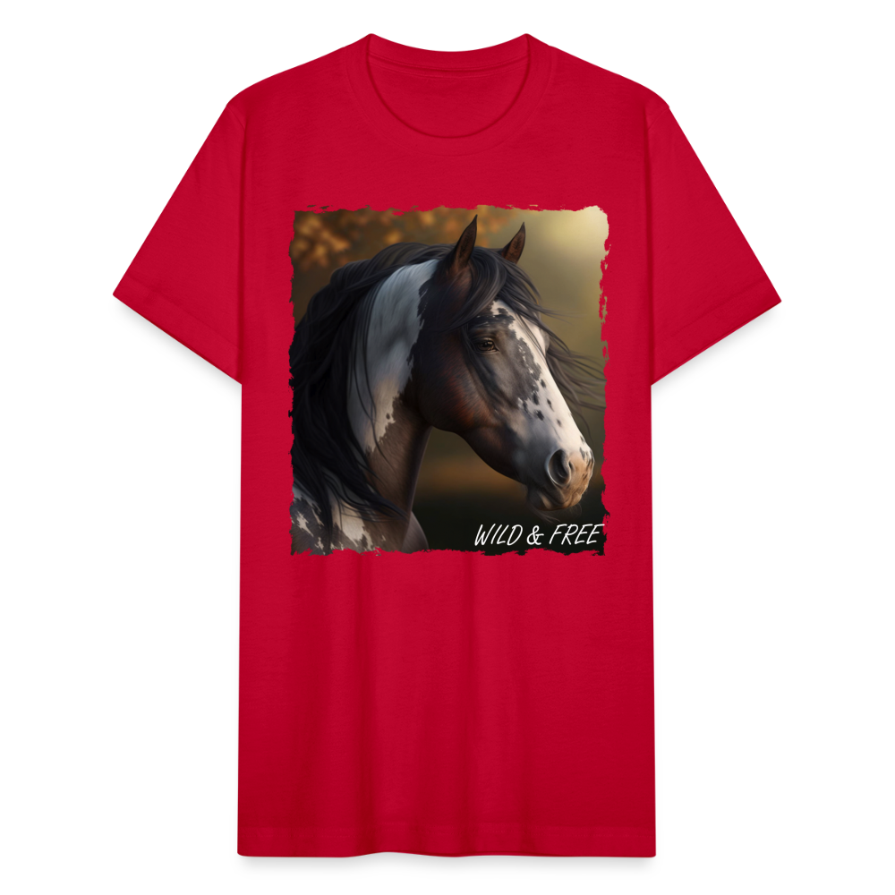 Horse III - Wild & Free - red