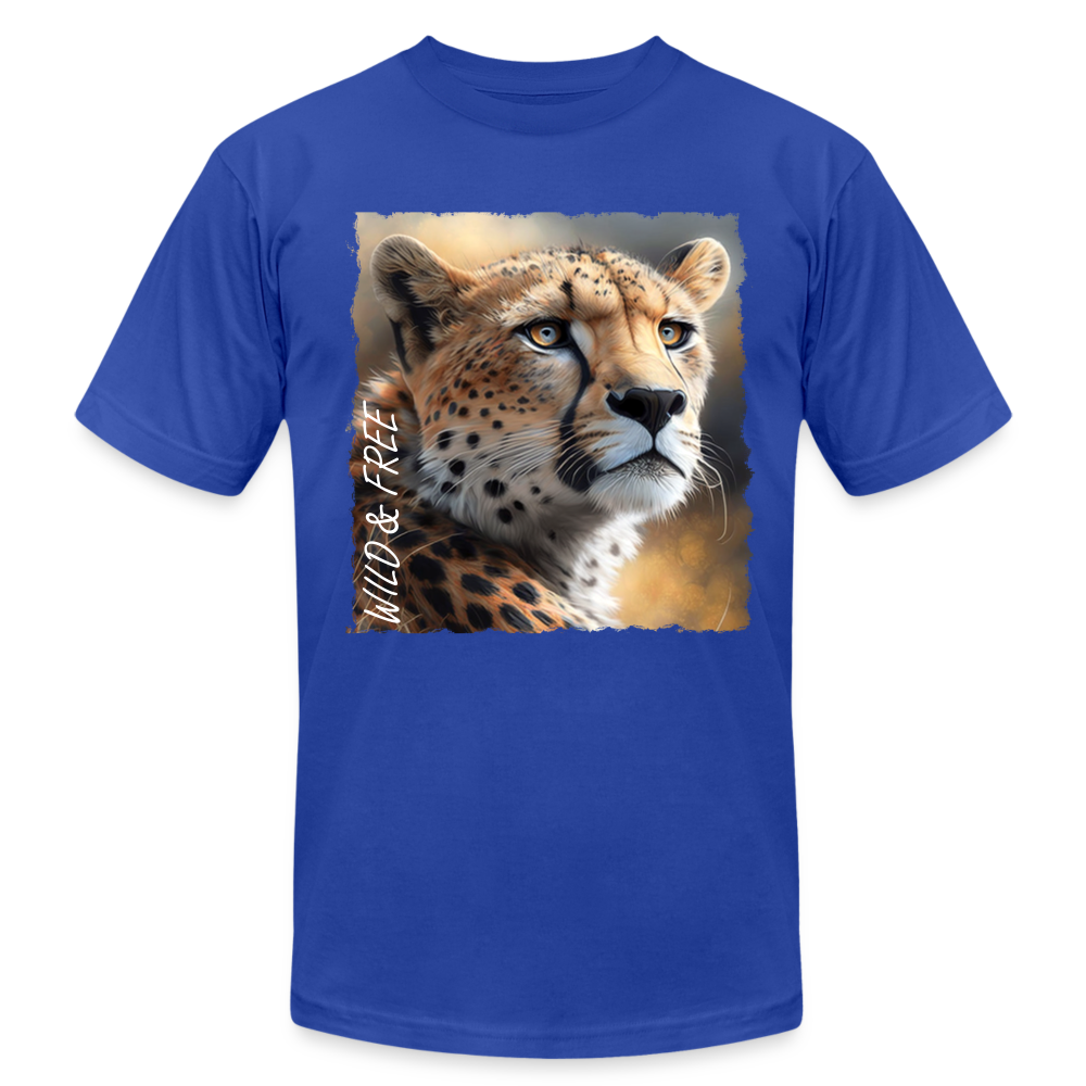 Cheetah - Wild & Free - royal blue