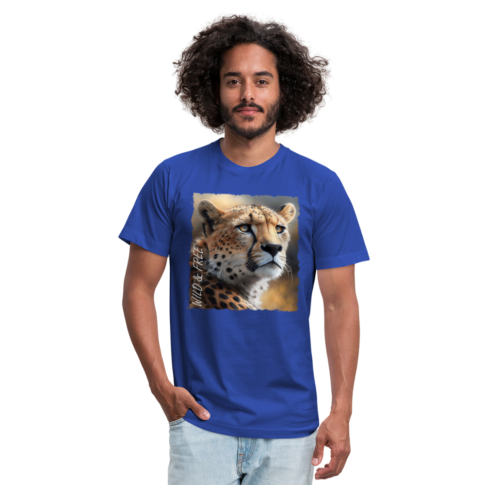 Cheetah - Wild & Free - royal blue