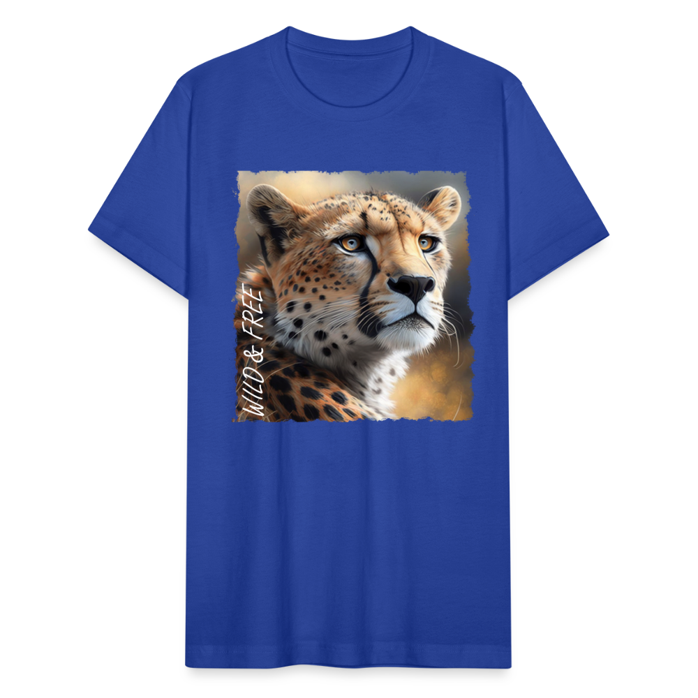 Cheetah - Wild & Free - royal blue