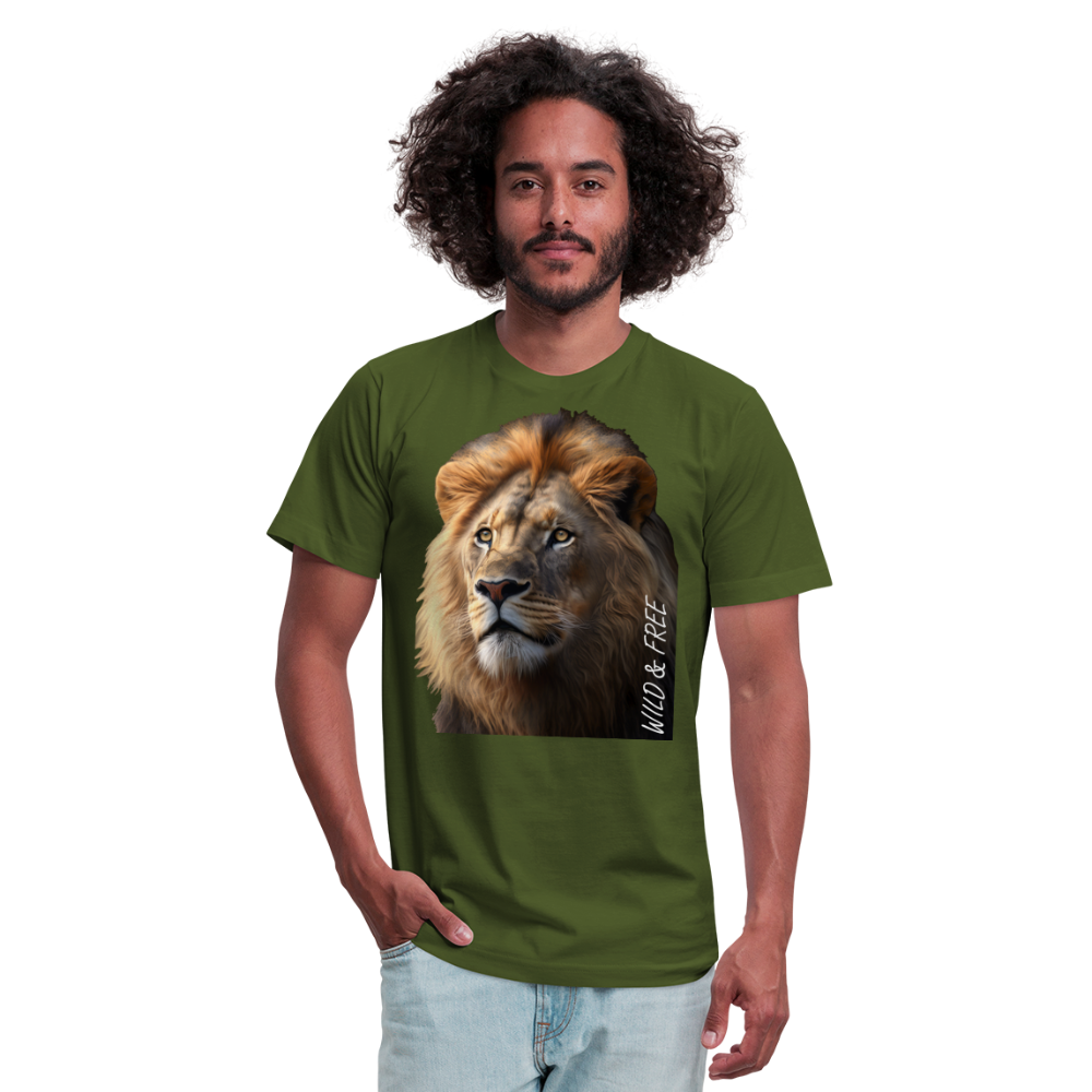 Lion - Wild & Free - olive