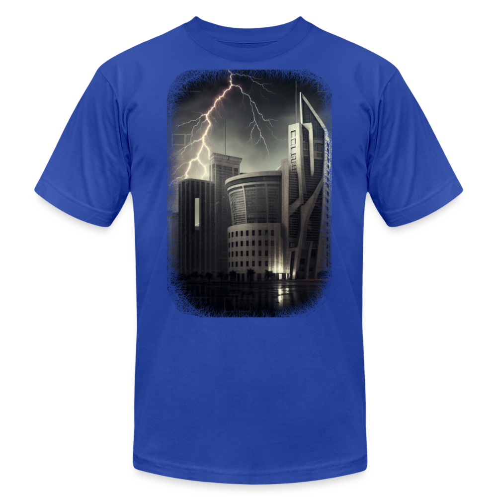 Lightning City II - royal blue