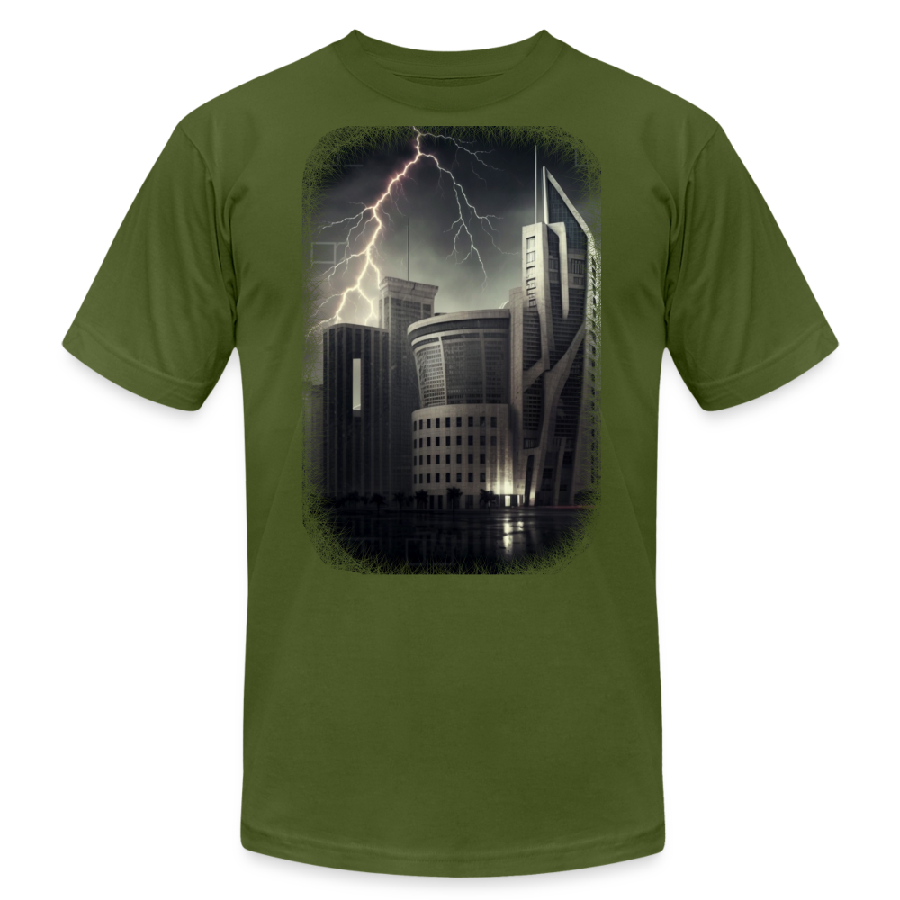 Lightning City II - olive