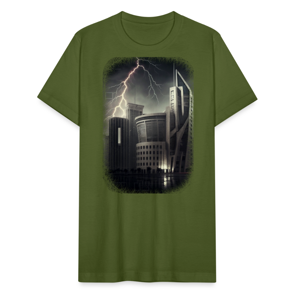 Lightning City II - olive