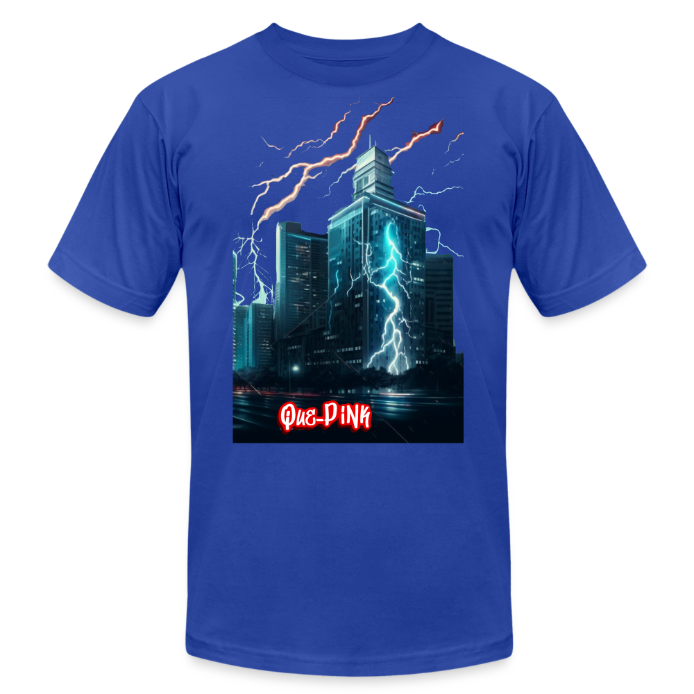 Lightning City IV - royal blue