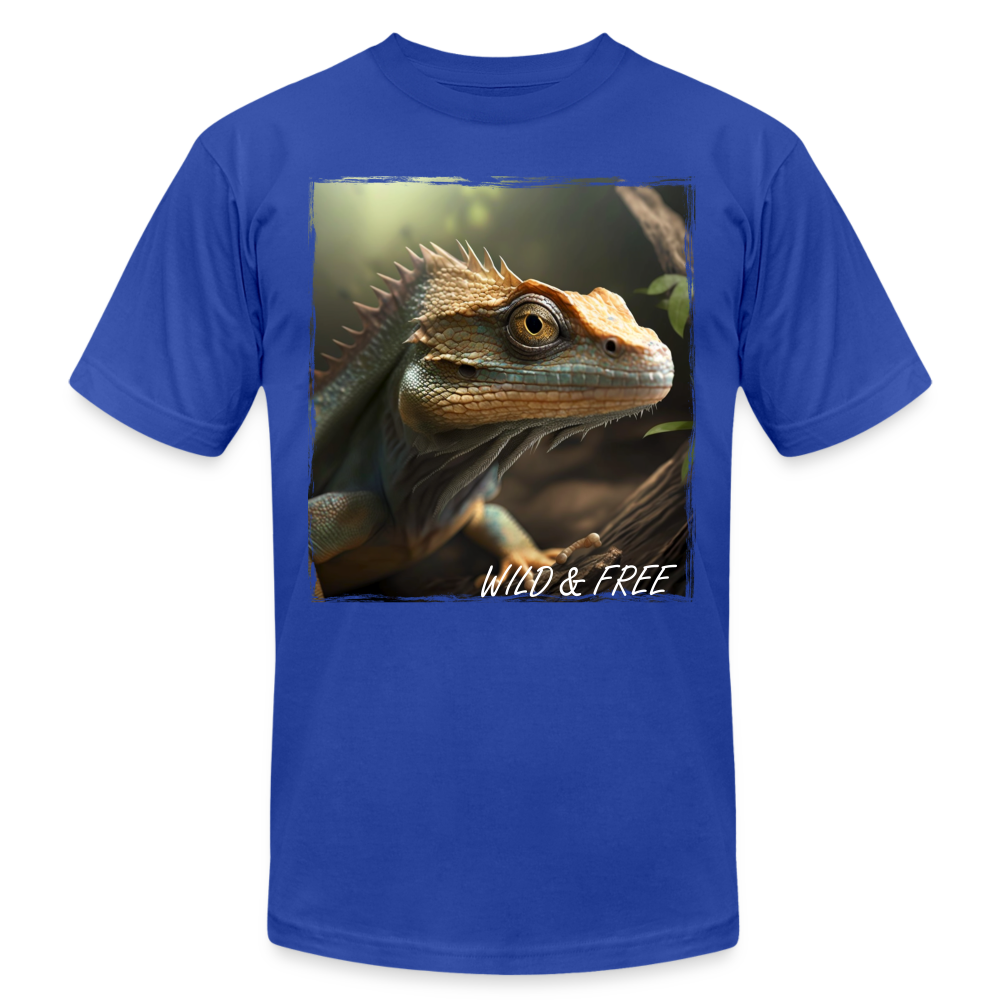 Lizard - Wild & Free - royal blue