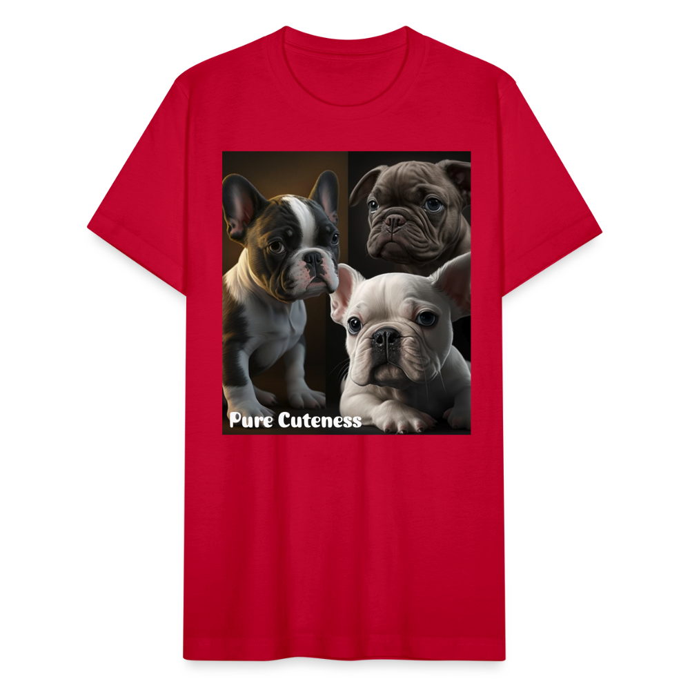 Puppies III - Pure Cuteness T-Shirt - red