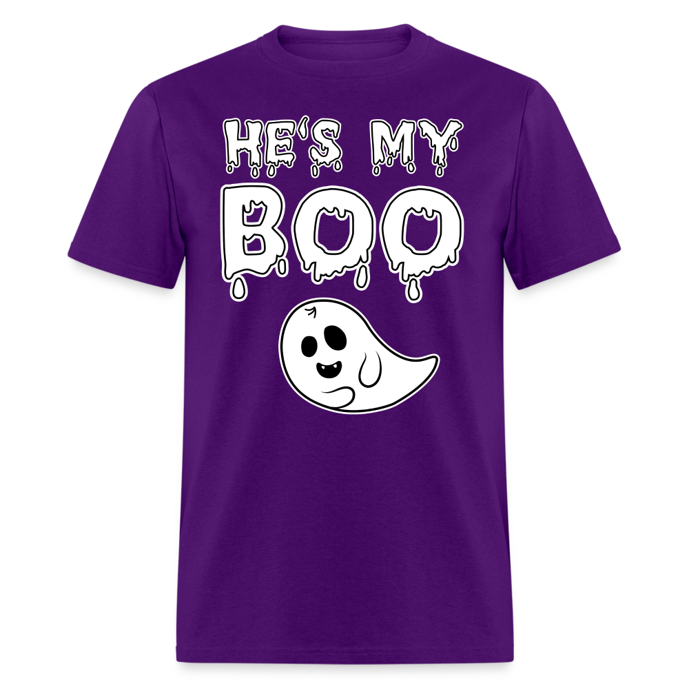 He's My Boo - purple