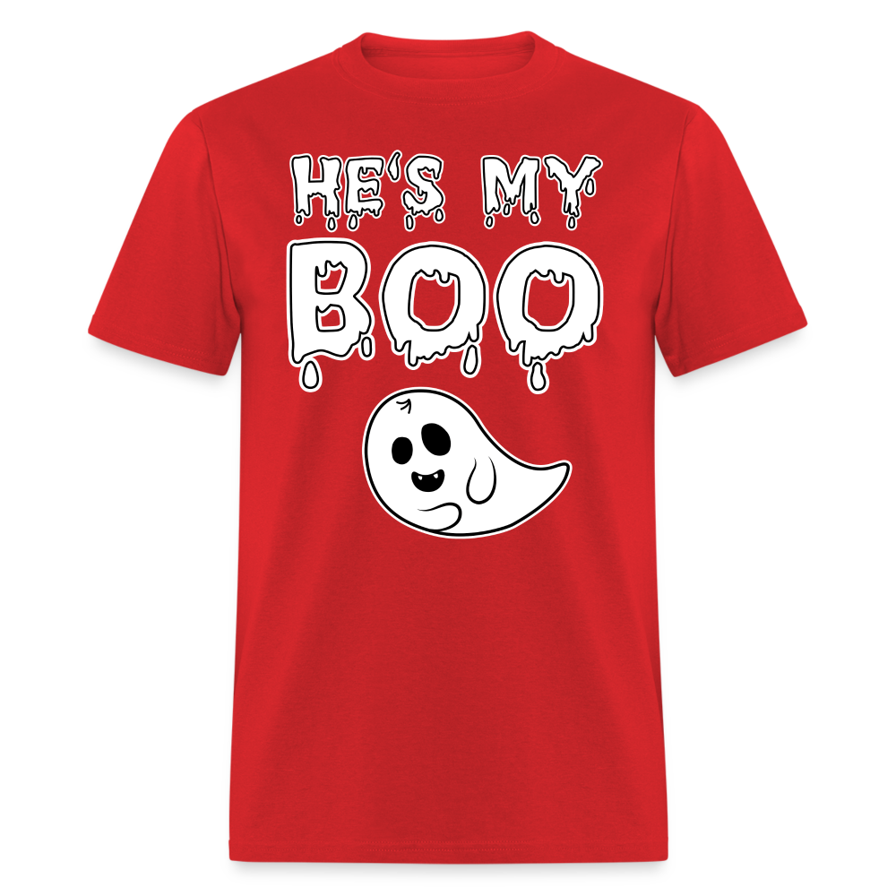 He's My Boo - red