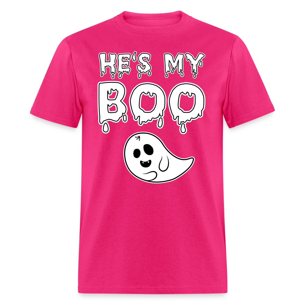 He's My Boo - fuchsia