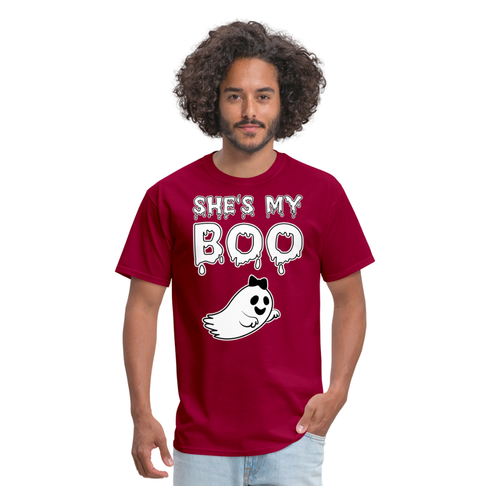 She Is My Boo - dark red