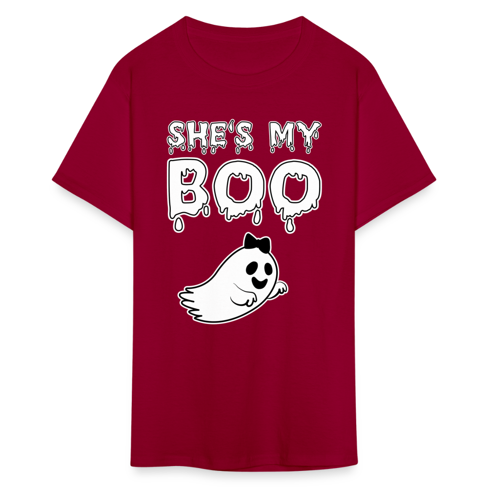 She Is My Boo - dark red