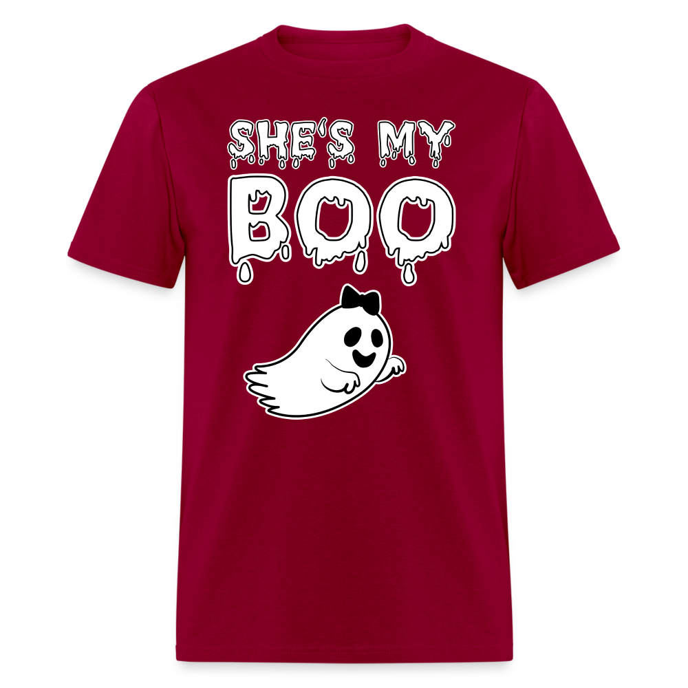 She Is My Boo - dark red