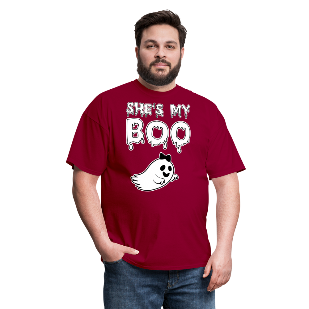 She Is My Boo - dark red