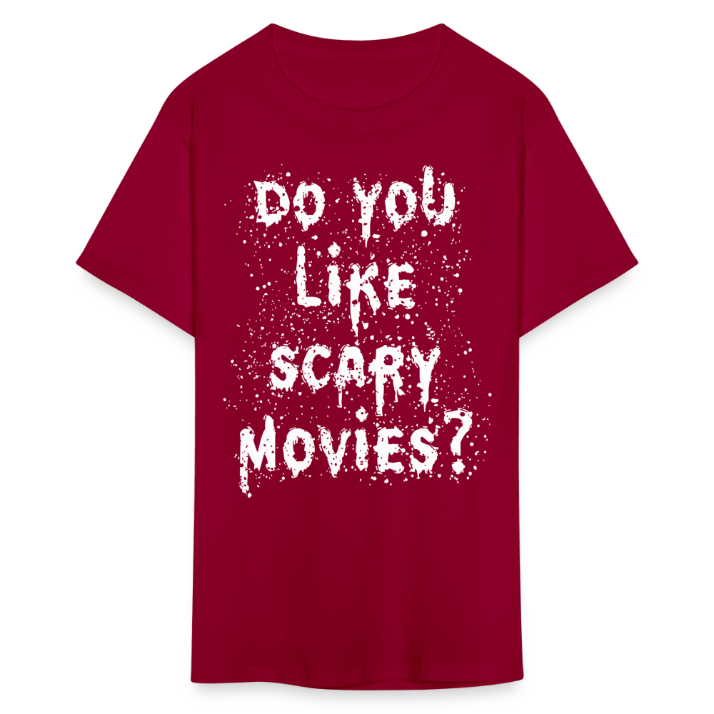 Scary Movies Tonight? - dark red