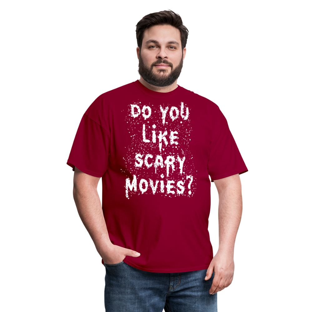 Scary Movies Tonight? - dark red