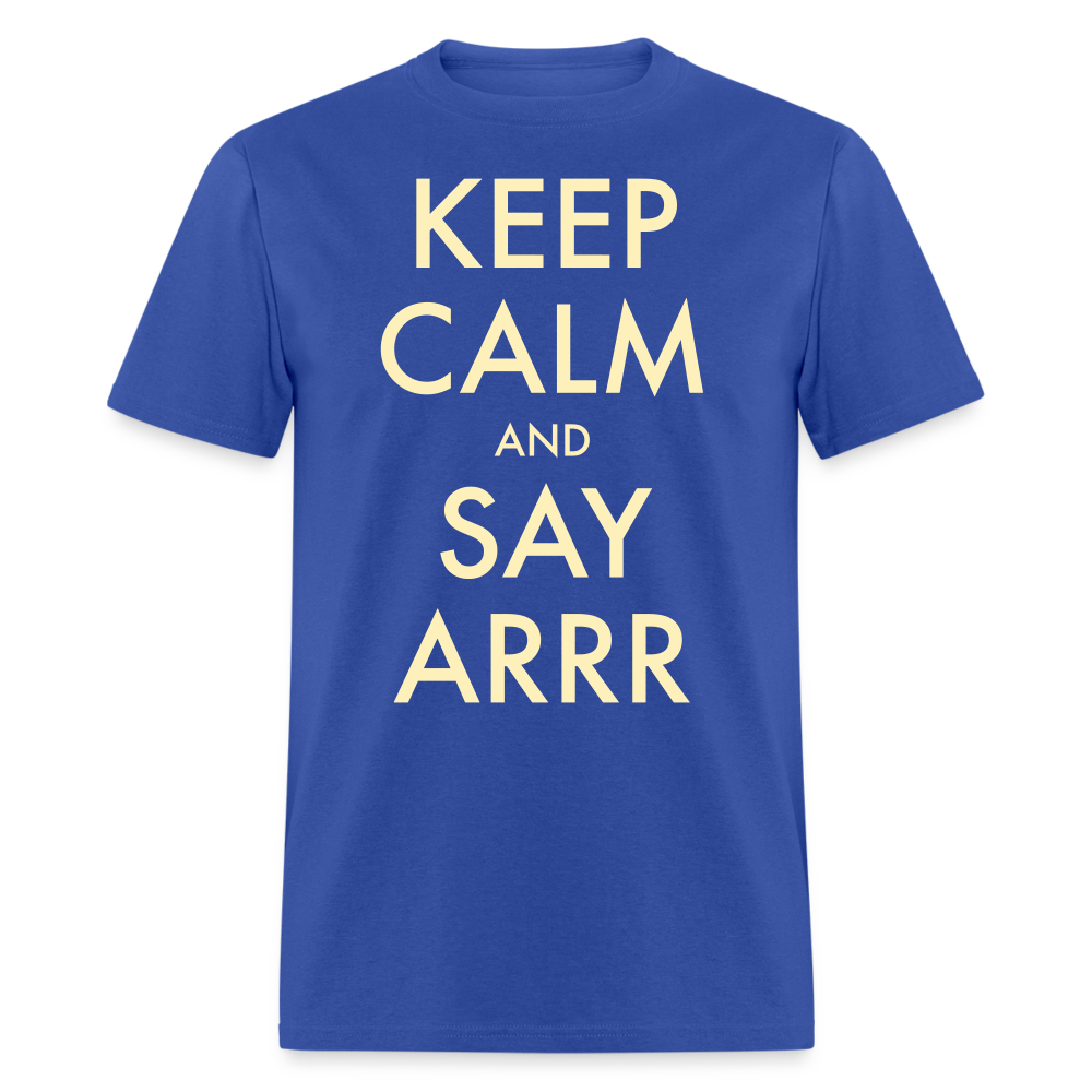 Keep calm - royal blue